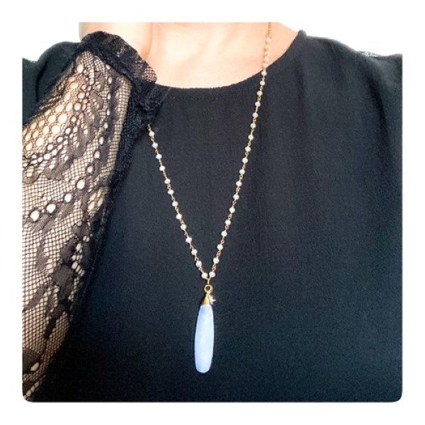 collier pierre de lune